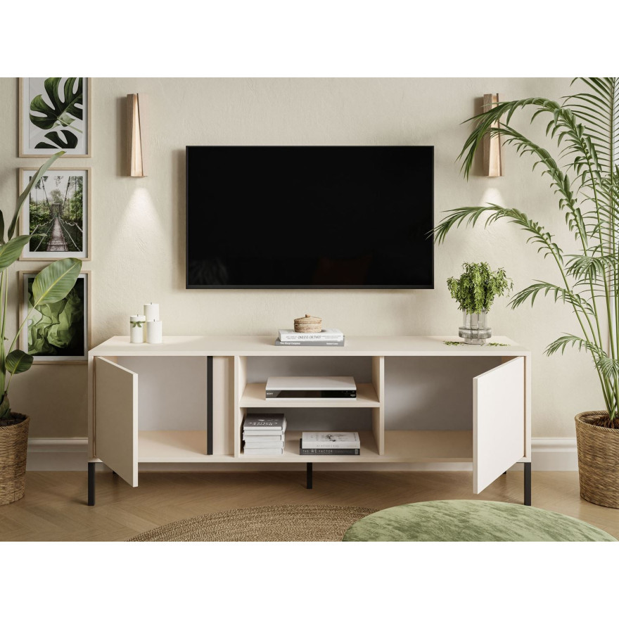 DELLE beige RTV Schrank 153 cm