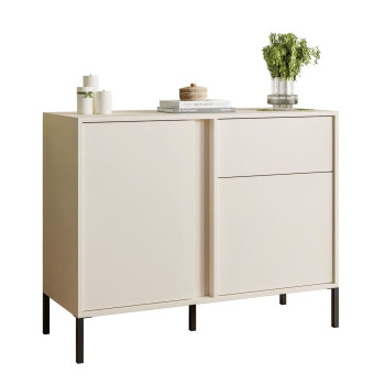 DELLE beige 103 cm Kommode mit Schublade