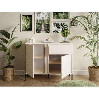 DELLE beige 103 cm Kommode mit Schublade