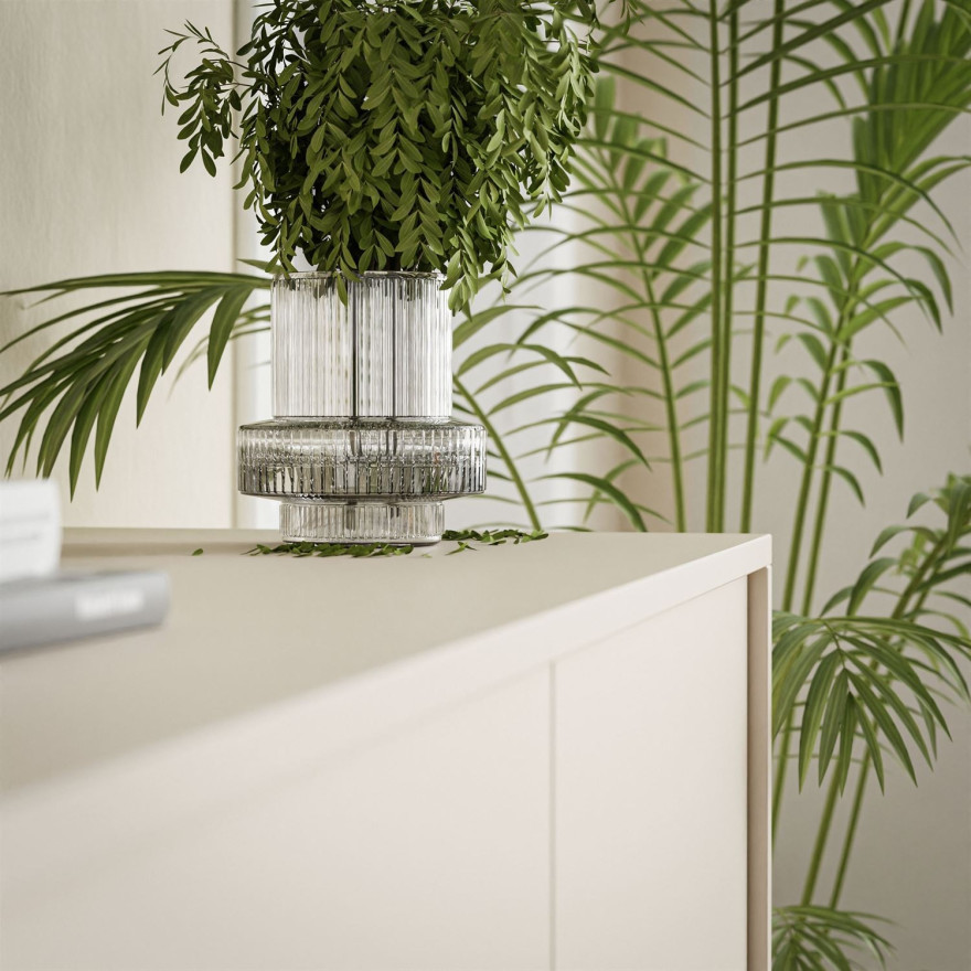 DELLE beige 153 cm Kommode mit Schubladen