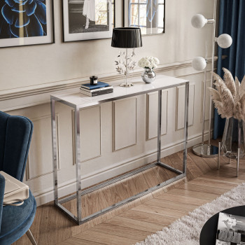Konsole 80/100 cm MODERN GLASS CHROM