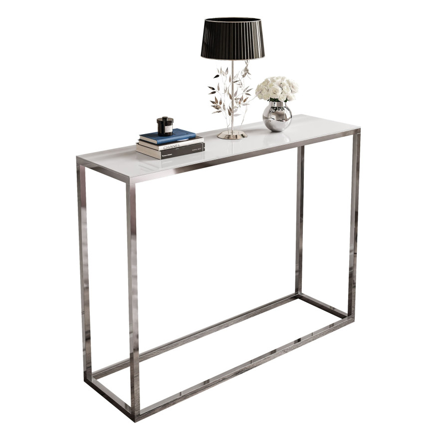 Konsole 80/100 cm MODERN GLASS CHROM