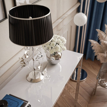 Konsole 80/100 cm MODERN GLASS CHROM