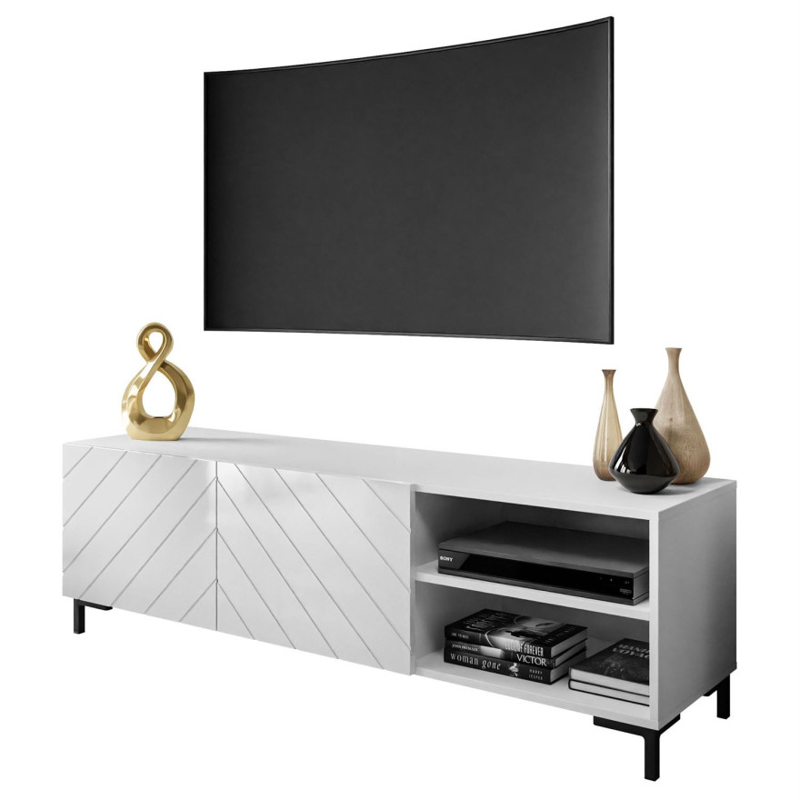 TV- Schrank VIRGINIA weiß Hochglanz