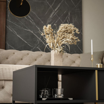 Couchtisch LARETTO mit Schublade anthrazit