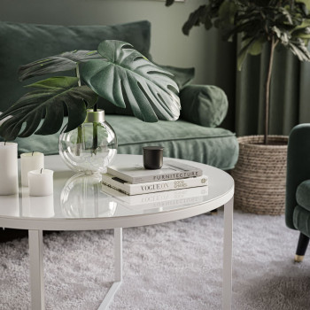 Runder Couchtisch CIRI-X GLASS hochglanz Runder Couchtisch CIRI-X GLASS hochglanz