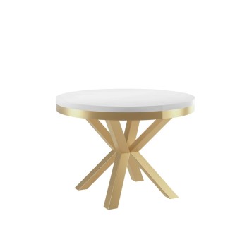 SEVILLA GOLD runder Klapptisch