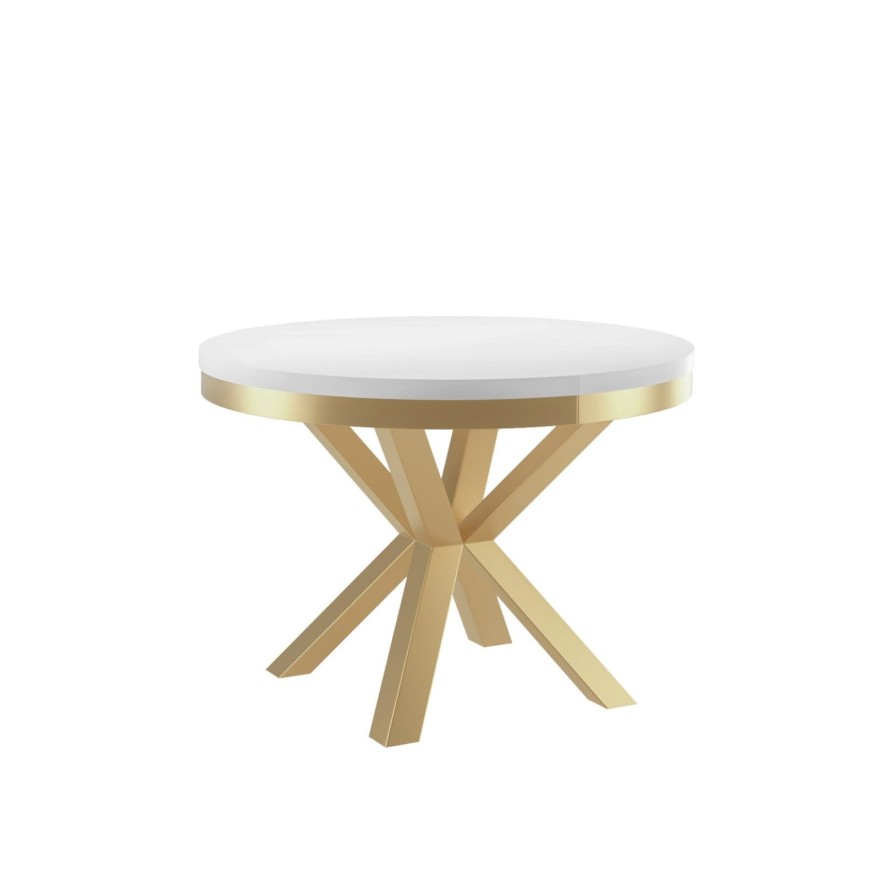 SEVILLA GOLD runder Klapptisch