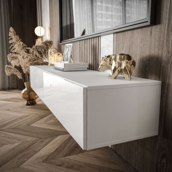 RTV Schrank COLETTE 175 cm weiß glänzend RTV Schrank COLETTE 175 cm weiß glänzend