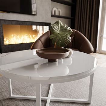 Runder Couchtisch CIRI-X Hochglanz Runder Couchtisch CIRI-X Hochglanz