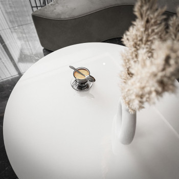 Runder Couchtisch LORI Hochglanz