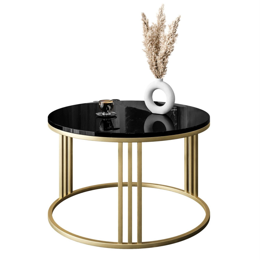 Runder Couchtisch LORI GOLD
