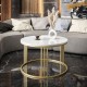 Runder Couchtisch LORI GOLD