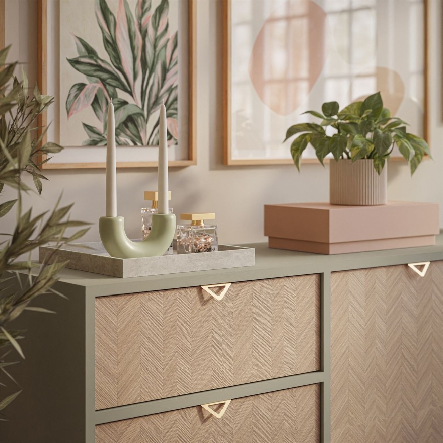 Zweitürige Kommode ALOE KSZ158 mit Schubladen