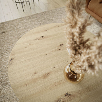 Runder Couchtisch 2in1 LORI LOFT