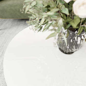 Runder Couchtisch LORI GLASS MIX