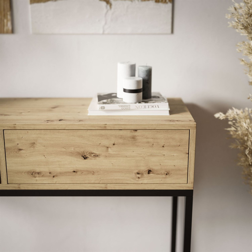 ARCADE II Konsole mit Schubladen Eiche artisan