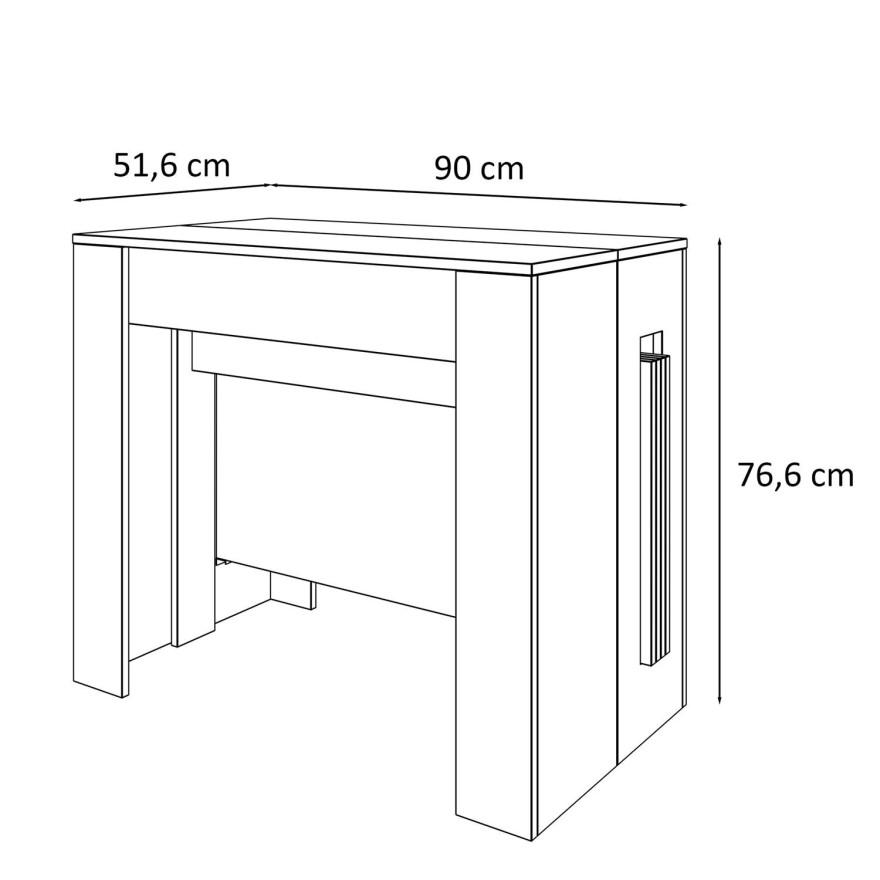 Konsolentisch 237 PLUS weiß matt