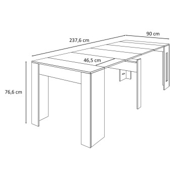 Konsolentisch 237 PLUS weiß matt