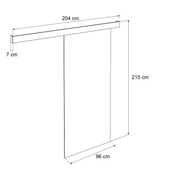 Schiebetür YORK MATT