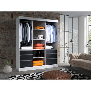 Verspiegelter Schiebeschrank CANNE II 180 cm