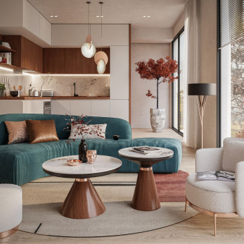 GISELLE 2in1 Couchtisch