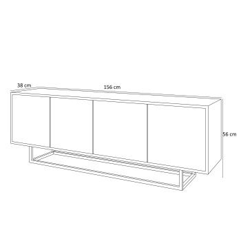 Szafka RTV SANAYI II dąb artisan