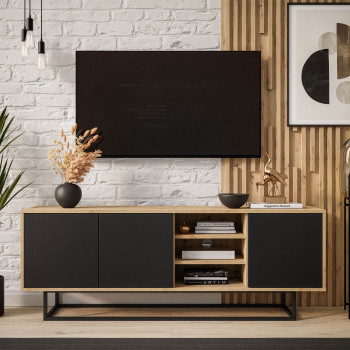 RTV SANAYI II Eiche Artisan auf einem Metallgestell