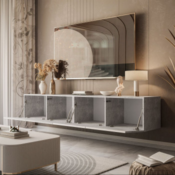 TV-Hängeschrank COLGANTE 200 BETON