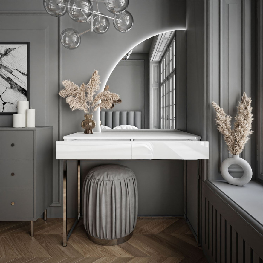 QUINNIE GLAMOUR Schminktisch mit LED Spiegel