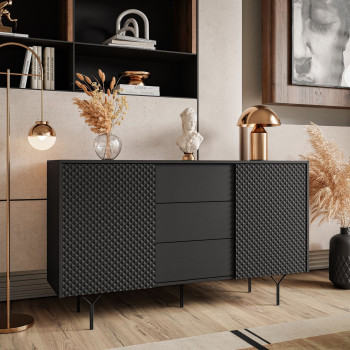 Zweitürige Kommode RICHMOND 2D KSZ144 mit Schubladen