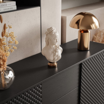 Zweitürige Kommode RICHMOND 2D KSZ144 mit Schubladen