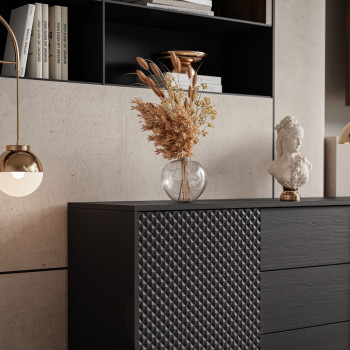 Zweitürige Kommode RICHMOND 2D KSZ144 mit Schubladen