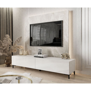 RTV Schrank COLETTE IV 175 cm weiß hochglanz