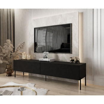 RTV Schrank COLETTE II 175 cm mattschwarz