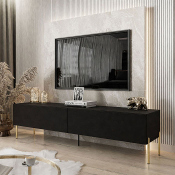 RTV Schrank COLETTE II 175 cm mattschwarz