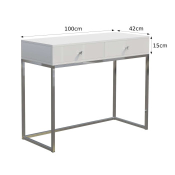 Schminktisch BLANCO GLAMOUR mit Spiegel und LED-Beleuchtung Schminktisch BLANCO GLAMOUR mit Spiegel und LED-Beleuchtung