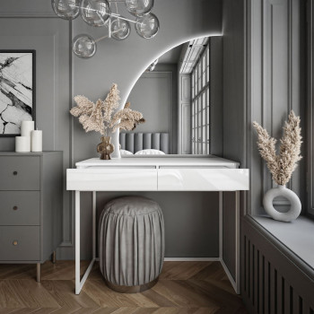 QUINNIE Schminktisch mit LED Spiegel QUINNIE Schminktisch mit LED Spiegel