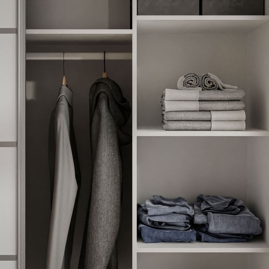 Kleiderschrank BASTER II PLUS 200 cm mit Spiegel und Schiebetürenschrank Kleiderschrank BASTER II PLUS 200 cm mit Spiegel und Schiebetürenschrank