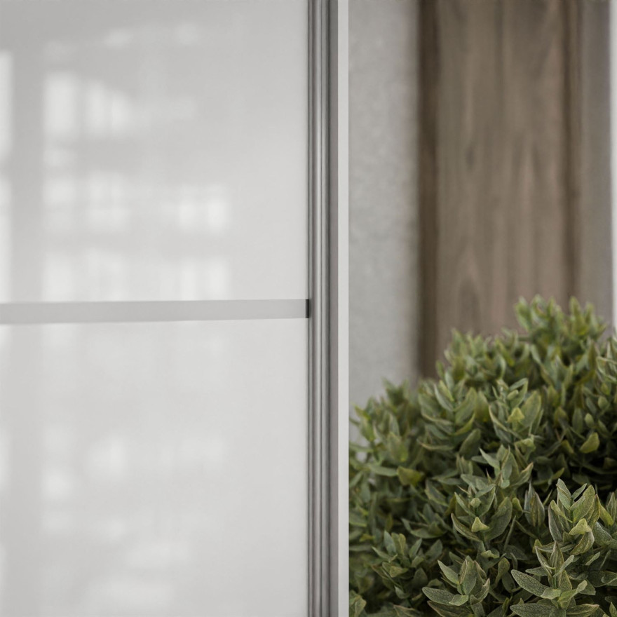 Schiebeschrank BASTER PLUS GLOSSY weiß Hochglanz