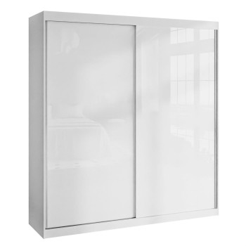 Schiebeschrank BASTER GLOSSY Weiß Hochglanz Schiebeschrank BASTER GLOSSY Weiß Hochglanz