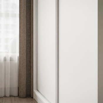 Kleiderschrank CAMARO II 150 cm mit Spiegel Schiebetürenschrank