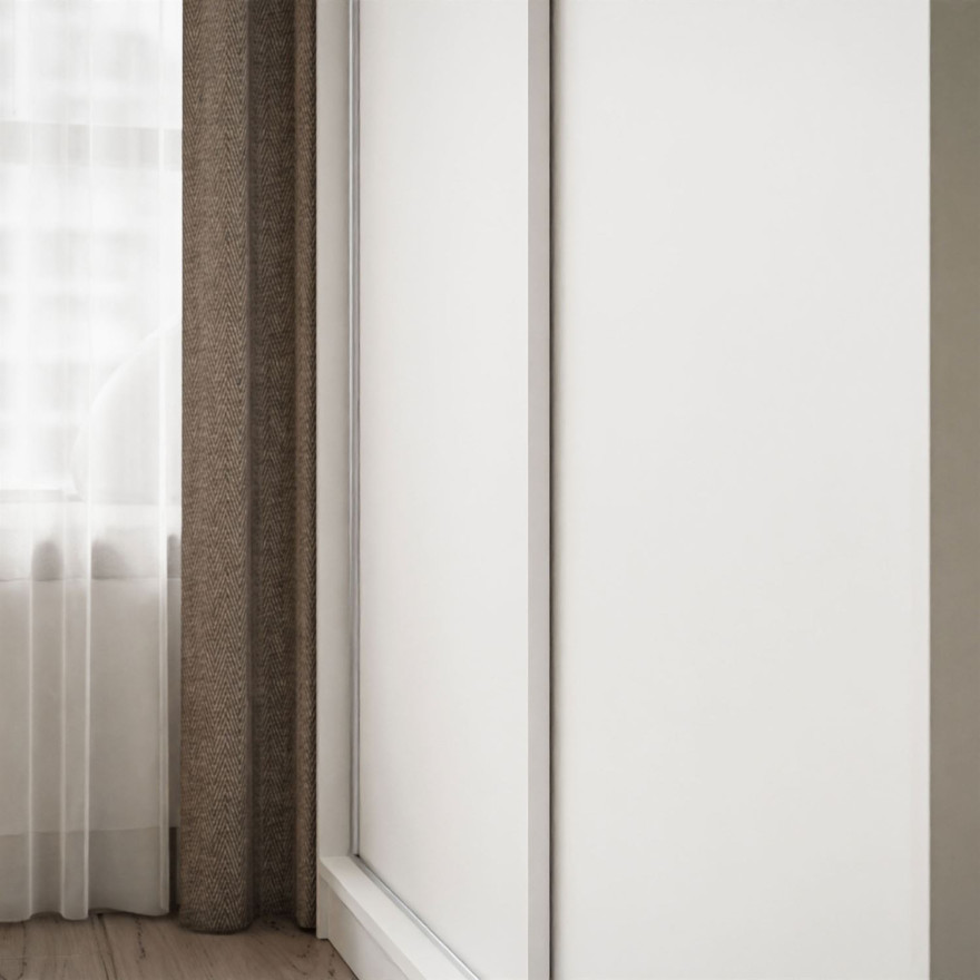 Kleiderschrank CAMARO II 150 cm mit Spiegel Schiebetürenschrank