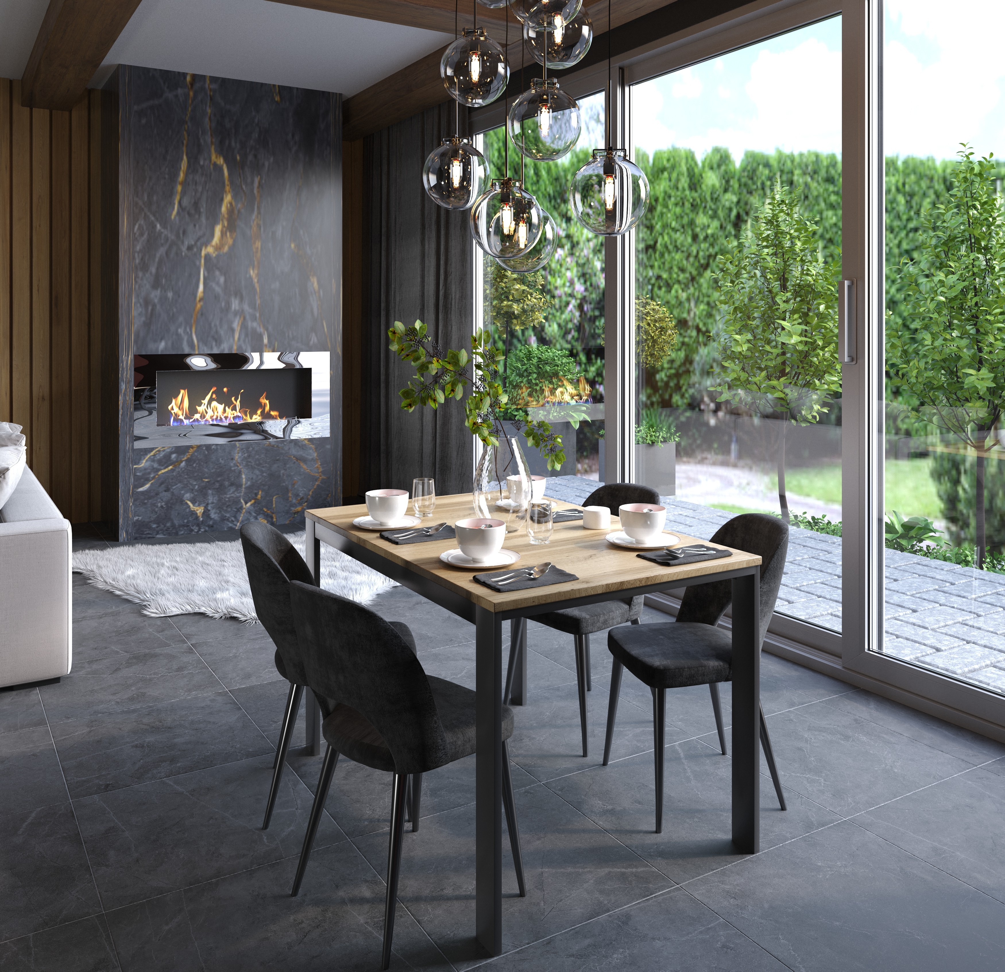 Ausziehbarer Tisch ART LOFT 125-302 cm