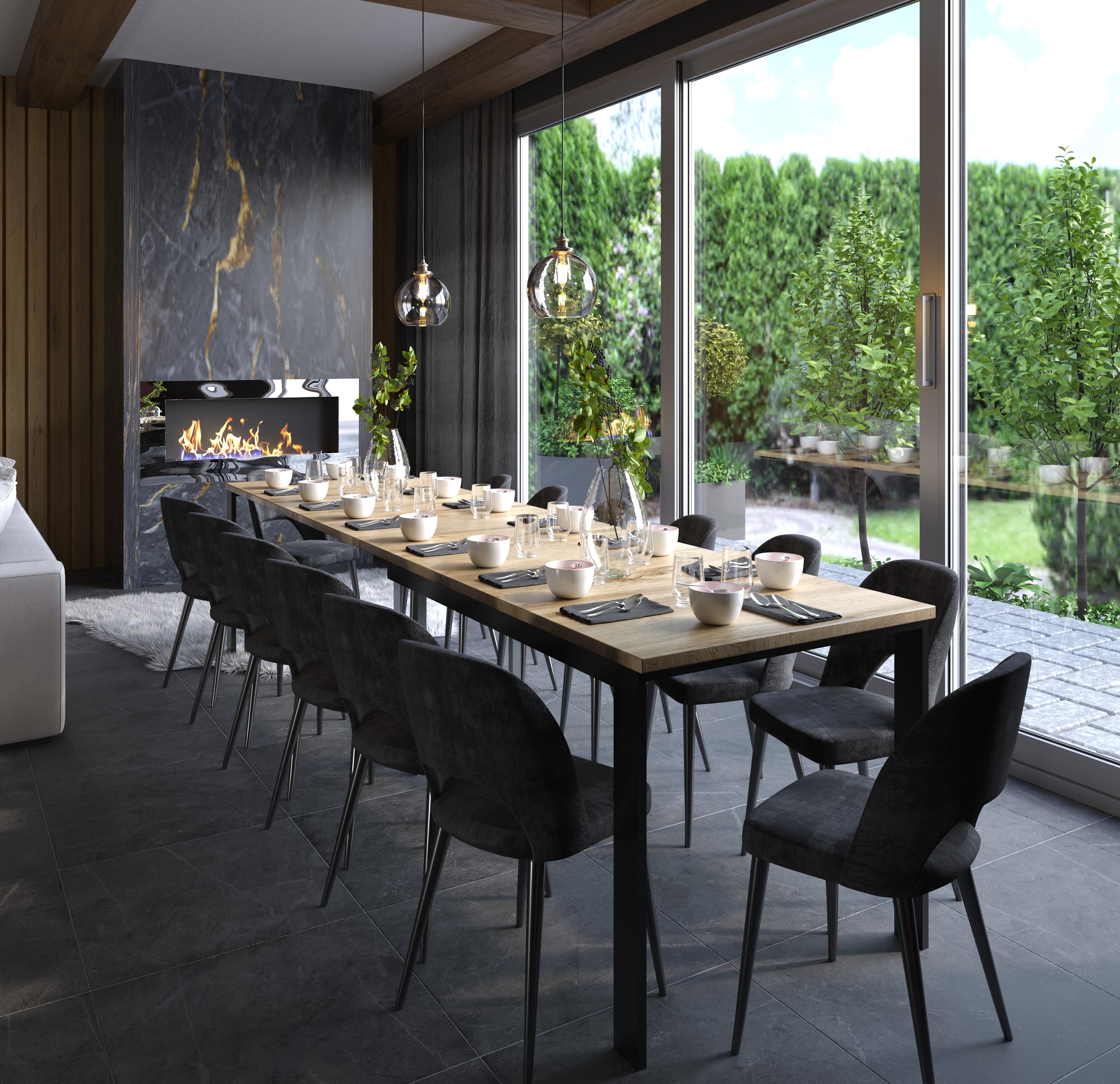 Ausziehbarer Tisch ART LOFT 125-302 cm