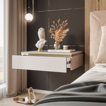 AURORA hängender Nachttisch Kaschmir