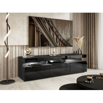 Szafka pod telewizor W9.314 VANCOUVER czarny połysk