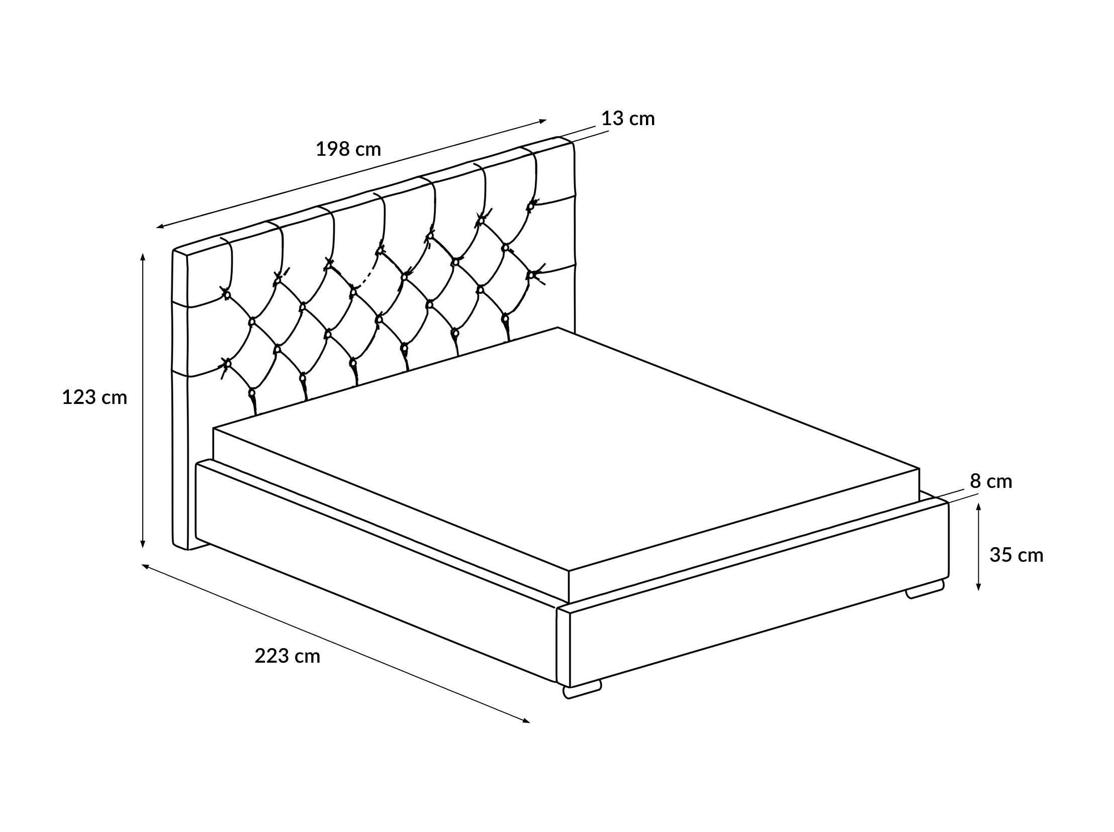 Schlafzimmer-Set GLAMOUR Weiß Hochglanz