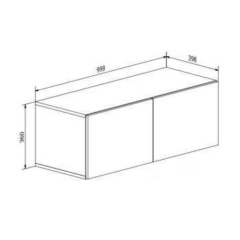 TV-Schrank COLGANTE KASCHMIR 100 cm