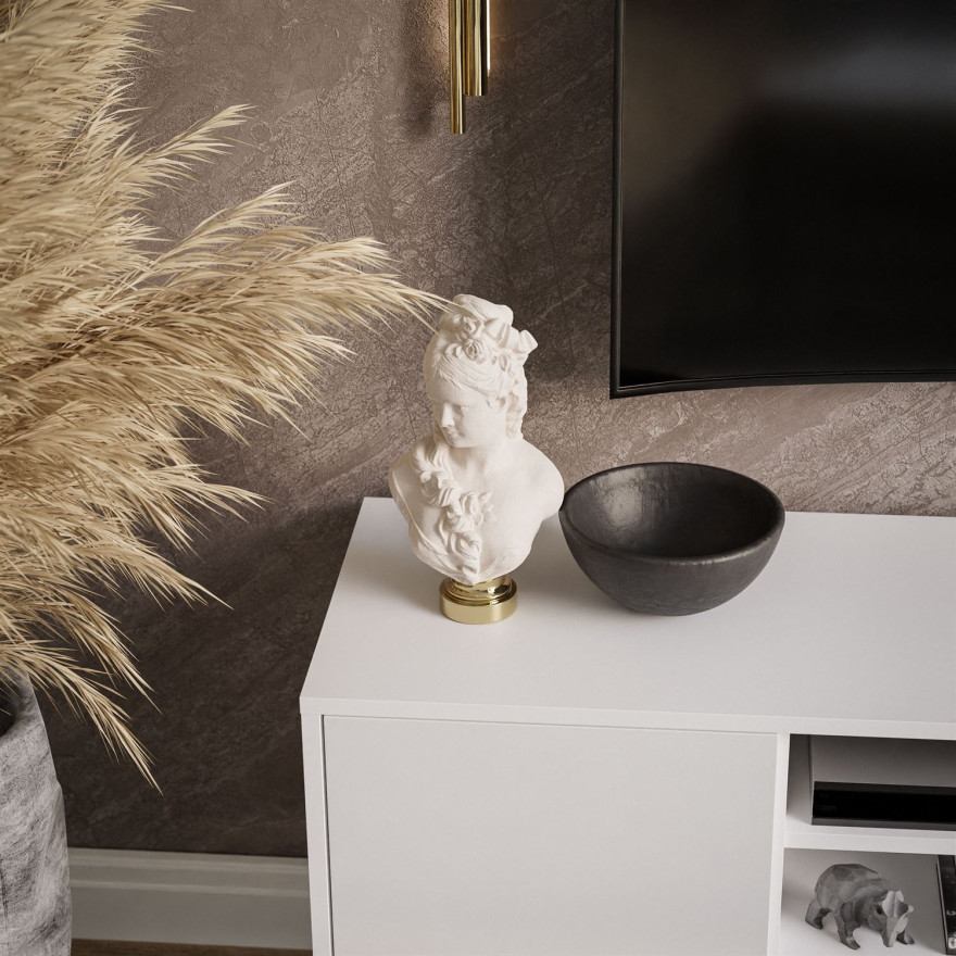 SANAYI RTV Schrank weiß glänzend